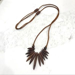 Wooden necklace